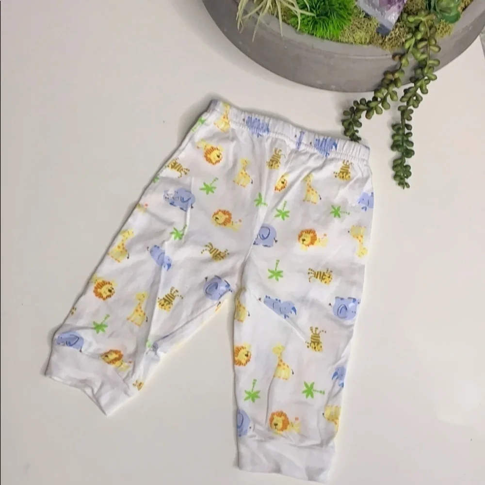 Carter’s Infant Pant Noah’s Arc Animal Print 6 month unisex baby clothes
